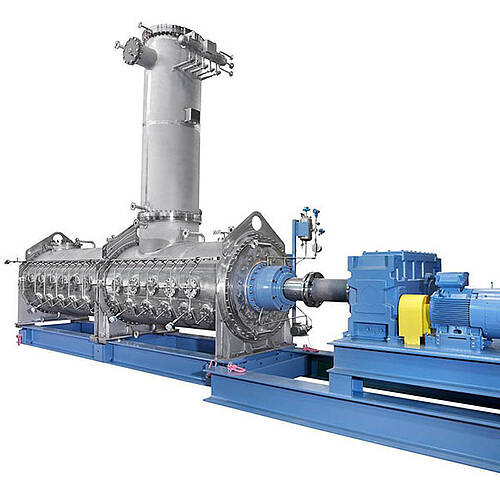 Granulation dryer for continuous operation