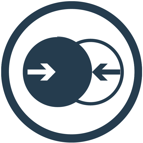 Reaction Processes Icon Blue – Lodige Process Technology