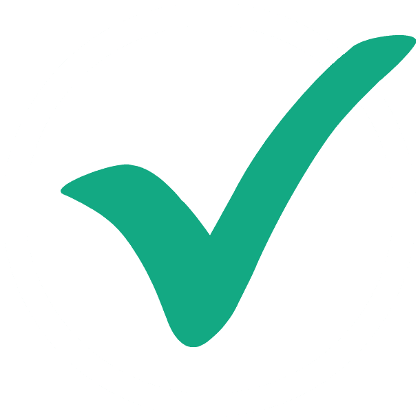 Checkmark Icon White Circle – Lodige Process Technology