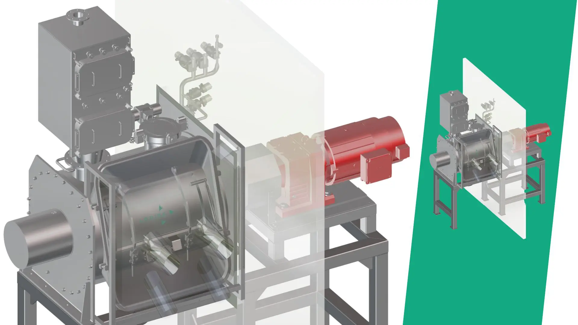 OEB Level 5 FKM Containment Mixer - Lodige Process Technology